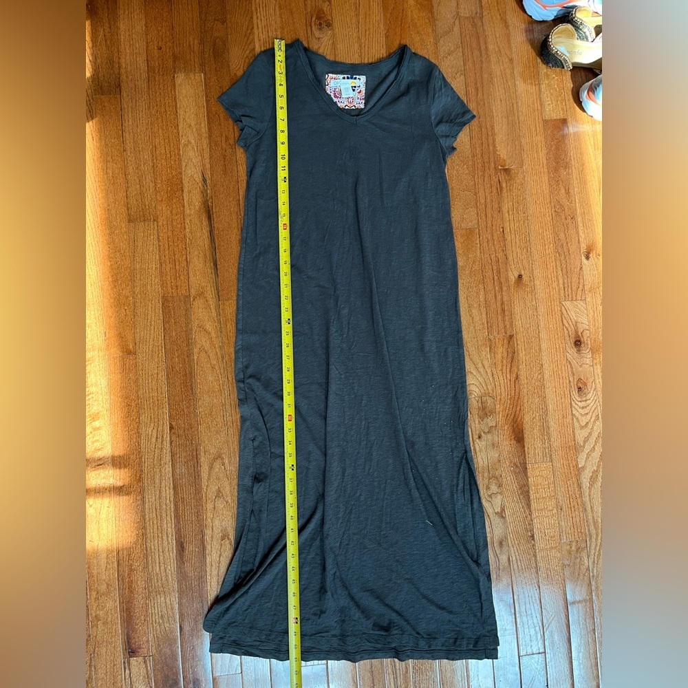 C&C California dark gray cotton Maxi Dress women’s size M
